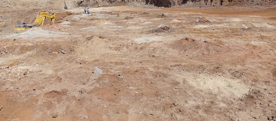 نمونه‌ای پترن چال‌های انفجاری - بازدید اختصاصی پیشران از معدن سرب و روی مهدی آباد