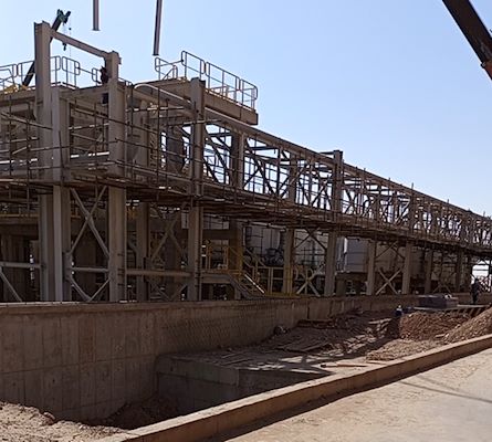 جانمایی واحد فلوتاسیون فاز دوم کارخانه فراوری